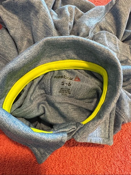 Reebok Light Blue Heather Boys' Polo Shirt - Picture 7 of 7